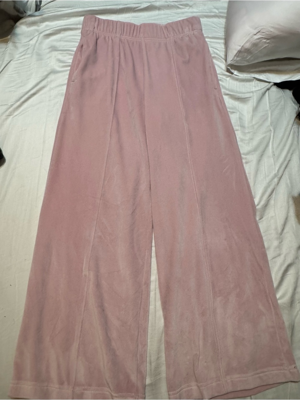 Women's Half-Zip Pullover with matching sweatpants - Baby Pink - Picture 2 of 4